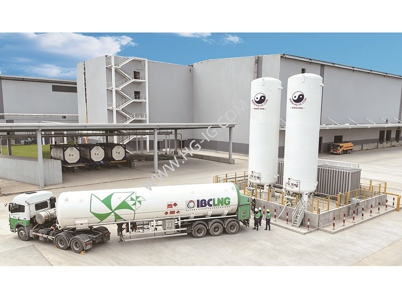 LNG Gas Supply Station